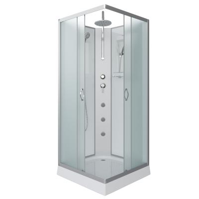 Душевая кабина с полкой Niagara Classic NG-1101-14BKTG (900х900х2100-2400)