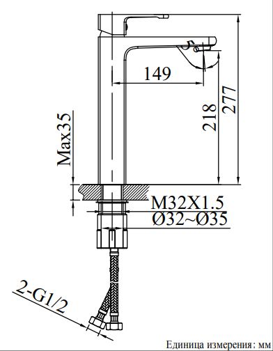 Смеситель для раковины AltroBagno Lamberto 010213 NeOp