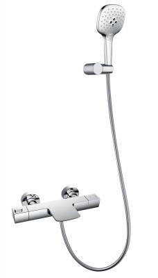 Смеситель для ванны AltroBagno с термостатом Aperto 020402 Cr