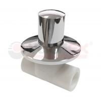 Вентиль PP-R с хромированной ручкой под штукатурку 25 Valfex