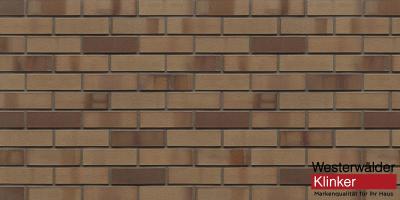Клинкерный кирпич WK834S Grau nuanciert Spezial 240/55/71 Westerwalder Klinker