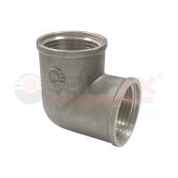 Угольник латунный никелированный 3/4" внутренняя резьба Valfex