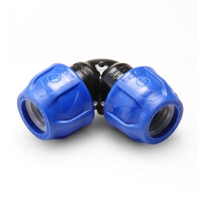 Отвод ПНД компрессионный соединительный Ø 110 POELSAN Blue (Турция)