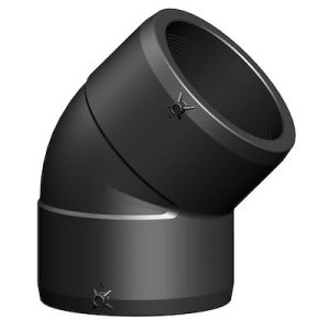 Отвод 45° электросварной D40 ПЭ100 SDR 11 Eurostandard (Италия)