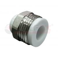 Штуцер НР PP-R 32х1 1/4" Valfex, серый