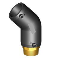 Отвод 45° переходной электросварной с наружной резьбой SDR 7,4 D40 Eurostandard (Италия)