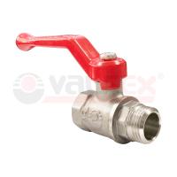 Кран шаровой латунный Valfex Optima 3/4" ВР-НР, ручка-рычаг, покрытие никель