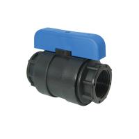 Шаровый кран ПНД компрессионный внутренняя резьба-внутренняя резьба 4"х 4" POELSAN (Турция)