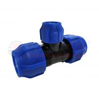 Тройник ПНД компрессионный переходной 40х25х40 мм Valfex