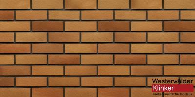 Клинкерный кирпич WK86 Hellbraunbunt 240x55x71 Westerwalder Klinker