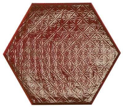 Керамогранит Prissmacer Dec Rain Bordeaux Hex 19,8x22,8