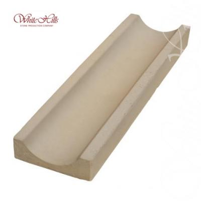 Водоотвод прямой Тиволи С955-10 White Hills 510x140x20-50