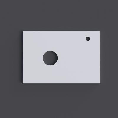 Столешница для ванной под раковину Grossman МДФ ФЛАЙ-70 см белая