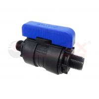 Шаровый кран ПНД компрессионный наружная резьба 1/2"х1/2" ДУ 16 мм Valfex