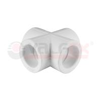Крестовина полипропиленовая PP-R 25 Valfex, белая