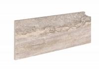 Клинкерный плинтус ступени правый Exagres Zan.Marbles Travertino derecha 18x40