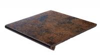 Клинкерная ступень Exagres Metalica Peldano Cherry 33x33x3