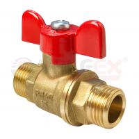 Кран шаровой латунный Valfex 1/2" НР-НР, ручка-бабочка