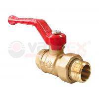 Кран шаровой латунь американка Valfex Optima 1/2" ВР-НР, ручка-рычаг, покрытие никель