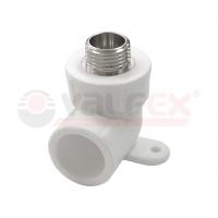 Угольник полипропиленовый PP-R НР 25х3/4" PRO Valfex