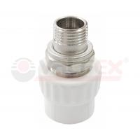 Муфта PP-R с американкой для радиатора НР 20х1/2" Valfex