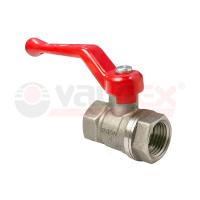 Кран шаровой латунный Valfex 1/2" ВР-ВР, ручка-рычаг, никелированный
