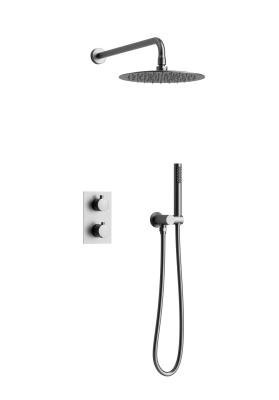 Душевая система с термостатом Unione 040409 GrMt