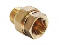 Сгон латунь прямой разъемный 1" внутренняя-наружная резьба Valfex