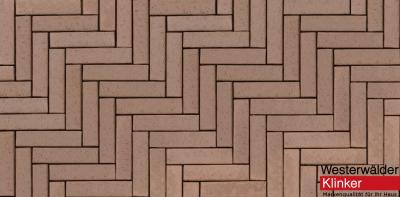 Ригельная брусчатка WK104BR Design Braun 240х55х50 Westerwalder Klinker
