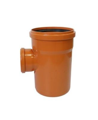 Тройник ПВХ канализационный наружный 500х400 мм 87° Хемкор