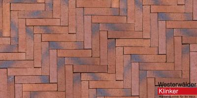 Ригельная брусчатка WK103RBL Design Rot blau 240х55х50 Westerwalder Klinker
