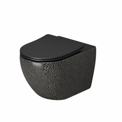 Унитаз подвесной Grossman GR-4411BBLS Color (550х365х395) черный