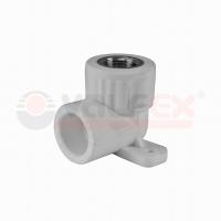 Угольник полипропиленовый для смесителя PP-R ВР 25х1/2" Valfex, серый