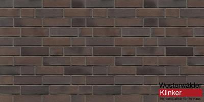 Клинкерный кирпич WK833A Schwarzbraunl 240x115x71 Westerwalder Klinker