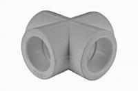 Крестовина полипропиленовая PP-R 25 Valfex, серая