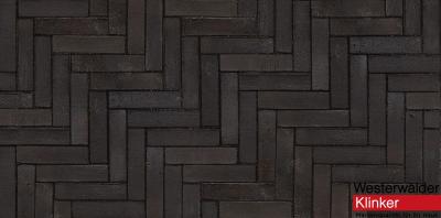 Ригельная брусчатка PK815 Schwarz-bunt Edelglanz 240x55x52 Westerwalder Klinker