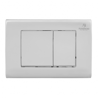 Клавиша смыва AltroBagno PFP 001CQ серебро