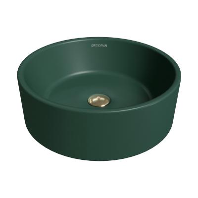 Накладная раковина Grossman GR-3013OLM (400х400х150) зеленая