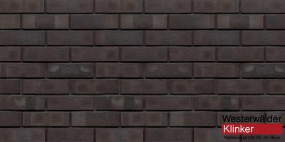 Клинкерный кирпич WK85KS Eisenschmelz Schwarzbraun Kohle Spezial 240/55/71 Westerwalder Klinker