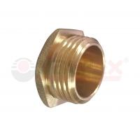 Пробка латунная 3/4" наружная резьба Valfex