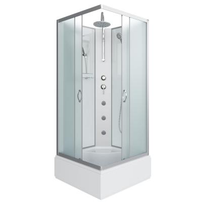 Душевая кабина с полкой Niagara Classic NG-1108-14BKTG (900х900х2100-2400)