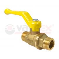 Кран шаровой латунный газ полнопроходной Valfex 3/4" НР-НР, ручка-рычаг