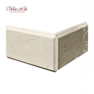 Рустовый камень Тиволи 850-05 угловой White Hills