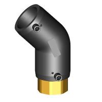 Отвод 45° переходной электросварной с внутренней резьбой SDR 7,4 D40 Eurostandard (Италия)