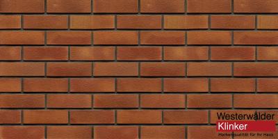 Кирпич клинкерный WK88 Lachsrot 240x55x71 Westerwalder Klinker