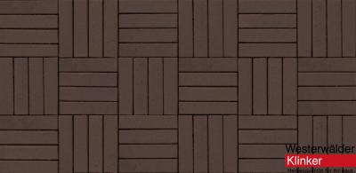 Ригельная брусчатка WK105DB Design Dunkel Braun 240х55х50 Westerwalder Klinker