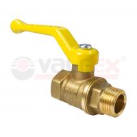 Кран шаровой латунный газ Valfex 1/2" ВР-НР, ручка-рычаг