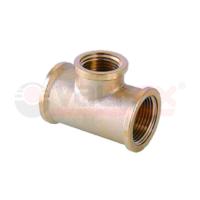 Тройник латунный переходной 3/4"х1/2"х3/4" внутренняя резьба Valfex