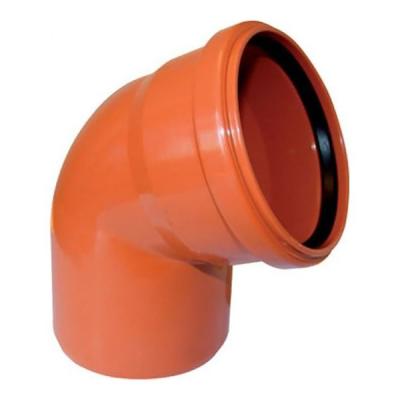 Отвод (колено) ПВХ 200 мм 60° Хемкор