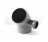 Отвод универсальный 110х50 45° левый-правый Valfex